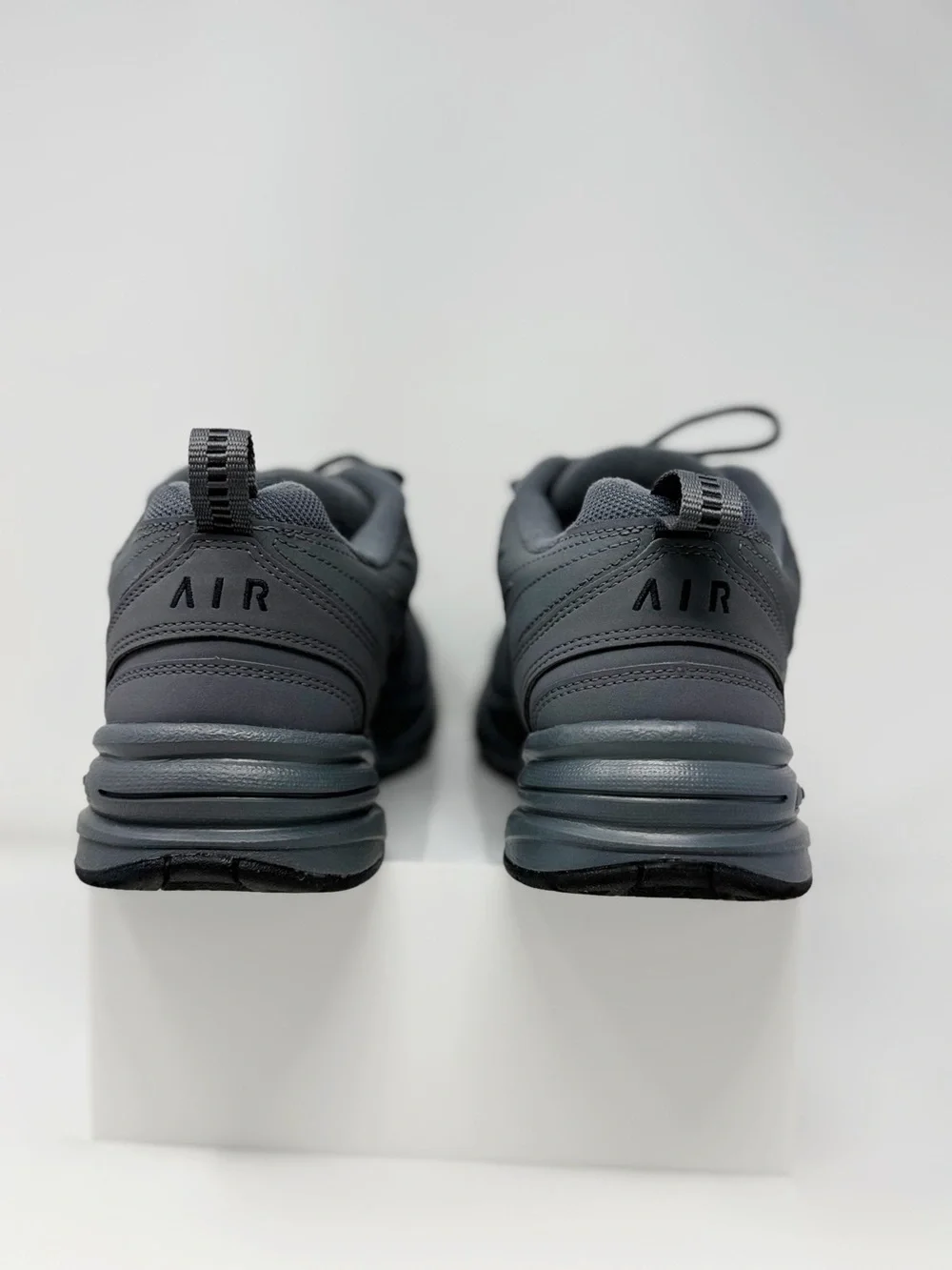 Nike Air Monarch IV Gray Black Sneakers Mens Size 10.5 Athletic Walking Dad Shoe - Picture 6 of 14
